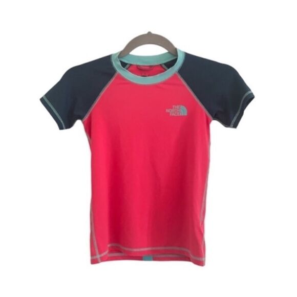 The North Face Girl’s Short Sleeve Rashguard S 7-8 - Picture 1 of 3